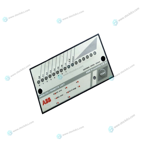 ABB ICST08A9 Adjustment control module